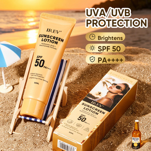 Private Label IREV <b>Sunscreen</b> Lotion 50ml <b>for</b> Block Ultraviolet Rays Prevent <b>Tanning</b> Sunburn And Delay Skin Aging Refreshing Skin - Product Image 4