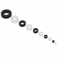 Passe-câble en silicone résistant à la chaleur et étanche, passe-câble en caoutchouc pour trous métalliques, panneaux, châssis, câblage LED