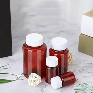 Vente Promotion de haute qualité stockage de pilules en plastique PET vide ambre toux sirop pharmaceutique liquide médecine bouteilles de Prescription - Product Image 3