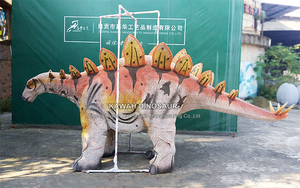 Disfraz de dinosaurio adulto, traje de dinosaurio realista personalizado para caminar con estegosaurus para 2 personas, Control de otros equipos de parque - Product Image 2