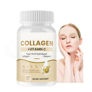 Meereskollagen-Nahrungsergänzungsmittel, Vitamin-C-Nahrungsergänzungsmittel, Kollagen-Tablette, Kollagen-Vitamin-C-Tablette - Product Image 1