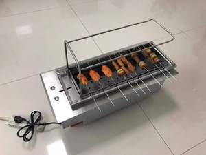 110V/220V nâng tự động xoay thép không gỉ than <span class=keywords><strong>BBQ</strong></span> nướng điện xoay nhà hàng <span class=keywords><strong>BBQ</strong></span> xiên nướng - Product Image 6