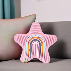 กระดานไม่ว่างสองด้านสำหรับเด็กทุกเพศของเล่นกิจกรรมทางประสาทสัมผัสใหม่พร้อมคุณสมบัติสงบสติอารมณ์ทำจากซิลิโคน - Product Image 4