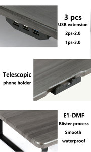 Soporte Elevador para Monitor de Escritorio con Hub USB y Patas de Aluminio para Computadora, Laptop, iMac - Product Image 6
