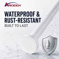 ARODDY 800K Tringle à rideau extensible robuste de 32 mm, anti-rouille, sans dommages, micro-réglable, 43,3-74,8 pouces
