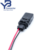 8D0973822  8D0 973 822 Konektor Sensor Otomatis 2 Pin Male Pigtail untuk VW Audi Seat & Skoda