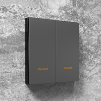 Sistema de control de pared ZigBee para habitaciones de hotel, interruptor inteligente para Control de voz, Alexa, venta al por mayor
