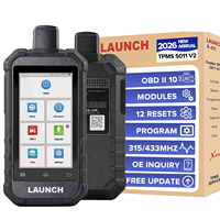 LAUNCH Creader TPMS 5011 V2 Herramienta de Activación y Diagnóstico TPMS con WiFi, 12 Funciones de Reinicio, Sensor de 315/433MHz y 2.4GHz