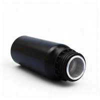 Bouteille en aluminium 250ml 500ml 1000ml 1L Noir mat Vide Métal Aluminium Bouteille d'huile essentielle avec couvercle inviolable