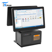 Sistema POS de 15.6 Pulgadas 1920x1080 con Pantalla Táctil, Aleación de Aluminio, Android/Windows, Impresora y Escáner Integrados