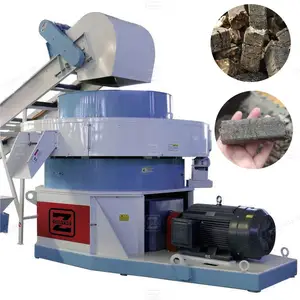 Various type Biomass sawdust extruder machine price make saw dust to bar briquettes pellets