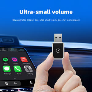 Factory 2 in 1 Wireless Carplay Adapter Converts Wired CarPlay to Wireless for All Cars Car Wireless <b>Dongle</b> - Product Image 4