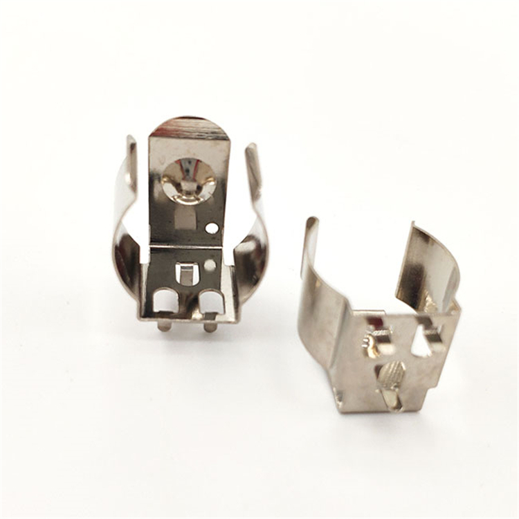 Пружинная клемма аккумулятора 18650 aaa, пружинная пластина аккумулятора cr2032, пружинный контактный зажим аккумулятора