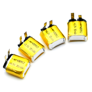 Ультра маленький Липовой аккумулятор 301010 301012 450912 400911 401012 3,7 В 20 мАч 30 мАч 40 мАч 50 мАч перезаряжаемый литий-полимерный аккумулятор - Product Image 1