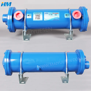 HM refroidisseur d'huile hydraulique industriel en cuivre, refroidisseur à eau, echangeur de chaleur refroidi à l'eau - Product Image 2