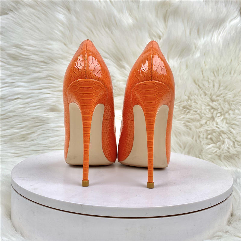 Discount orange designer heels Free Shipping