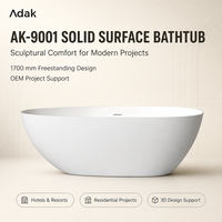 Baignoire sculpturale en résine blanche en forme d'œuf, portable, personnalisable, moderne, pour salle de bain, autoportante, en surface solide