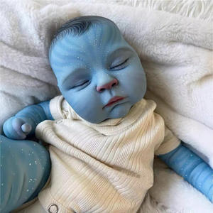 Cokela - Muñeca Reborn Realista de 50 cm, Tono de Piel <span class=keywords><strong>Avatar</strong></span>, Muñeca Coleccionable de Vinilo, Envío Directo - Product Image 2