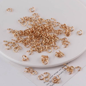 Anillo abierto metálico mate minimalista de 1,2x8 mm para hacer pulseras, accesorios de joyería DIY, tamaño mediano, chapado en metal - Product Image 4