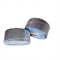 Aluminiumfolie Butylkautschuk Wasserdichtes Klebeband Schimmelresistent Feuchtigkeitsbeständig für Dach Fenster Gebäude Unterlage