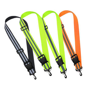 Yeni tasarı<span class=keywords><strong>m</strong></span> yüksek görünürlük üç yansıtıcı askıları yansıtan toka ayarlanabilir elastik koşu emniyet giyim yelek kemer dişli kanat - Product Image 5