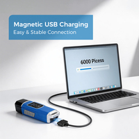Senter Alarm IP67 yang Dapat Dijejaki, Pengingat, Pembaca IButton Magnetik USB, Manajemen Personel, Peralatan Keamanan Offline