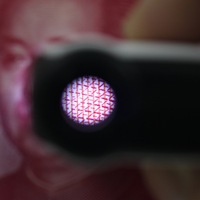 High Magnification 55X Handy Handheld Magnifying Glass with White Led Home Use Mini Jewelry Loupes with Lanyard