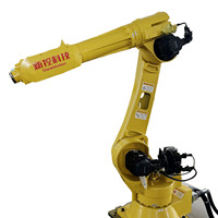 Robot de Soldadura Industrial de Largo Alcance, 6 Ejes, 20 kg, 1721 mm, Brazo Robótico MIG TIG Láser, PLC, Caja de Cambios de 0.05 mm para Soldadura de Piezas de Automóviles