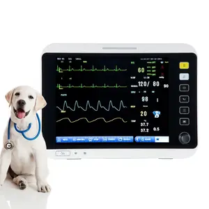 Instrumento veterinário Monitor Multipara do Paciente Capnógrafo Mesa de Cirurgia veterinária