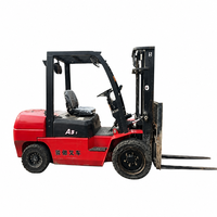 Forklift Diesel Bekas Dua Tiang 3.5T, Angkat 4000mm, Mesin Pembakaran Internal, Counterbalance, Ban Solid, FWD, 4900kg, Model A35T