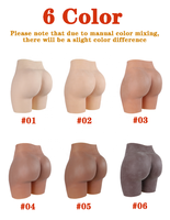 Culotte en silicone sexy pour femme, effet fesses rebondies, lingerie avec fesses artificielles en silicone, sous-vêtement pour hanches et fesses en silicone