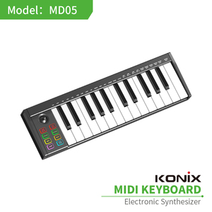 KONIX nuevo instrumento musical pantalla LED 25 teclas teclado <span class=keywords><strong>MIDI</strong></span> Piano Electrónico controlador de teclado electrónico - Product Image 2
