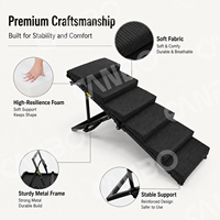 Escaliers pour chien pour canapé avec marches en mousse souple, hauteur réglable, pliables, OEM ODM, vente en gros, usine