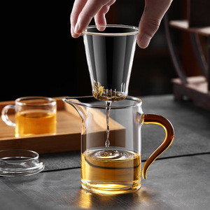 Juego <span class=keywords><strong>de</strong></span> tetera <span class=keywords><strong>de</strong></span> vidrio resistente al calor chino <span class=keywords><strong>de</strong></span> borosilicato pequeño disponible <span class=keywords><strong>con</strong></span> <span class=keywords><strong>filtro</strong></span> <span class=keywords><strong>de</strong></span> mango - Product Image 4