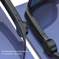 Les hommes et les femmes de la marée de la mode en plein air peuvent parler et écouter des chansons casque bluetooth sans fil conduisant des lunettes de soleil