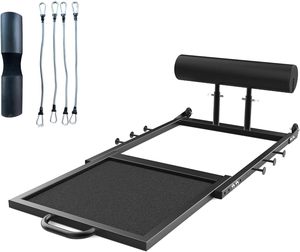 Machine à poussées de hanche Wellshow avec résistance réglable, banc d'entraînement multifonctionnel pour les fessiers et le tronc, idéal pour les squats profonds - Product Image 1
