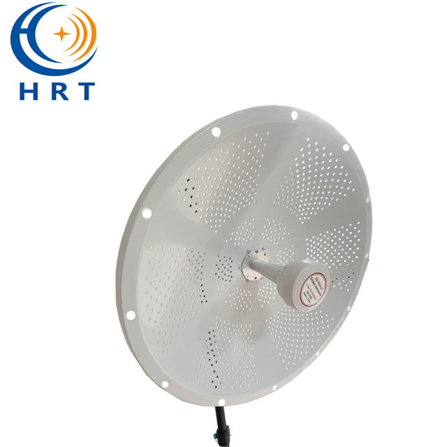1.7-4.2GHz 2*22dBi Die Cast Hyperbolic Mesh Dish Antenna 2x2 MIMO Base Station Antenna 60cm for WiFi Router