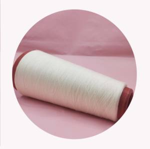 ราคาต่ําและมียอดขายสูงสุด แหวนปั่นสีขาว เลนซิ่ง 80% โมดัล / ผลิตภัณฑ์เส้นด้ายไหม 20% Ne30s - Product Image 5