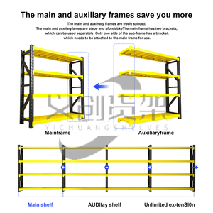 Nhà để xe kho lốp Kệ công nghiệp có thể điều chỉnh boltless lưu trữ giá Pallet thép kim loại kệ Modular van Kệ hệ thống - Product Image 2