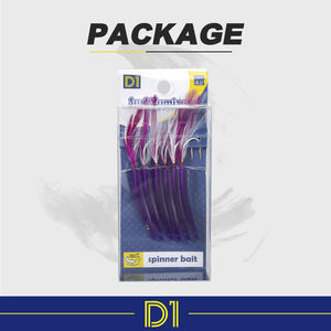 Vente en gros de leurres de pêche à la traîne de 45 mm/1,2 g, 6 pièces/boîte, leurres de pêche en forme de cuillère pour l'eau salée, leurres de pêche au brochet réalistes en 3D - Product Image 6