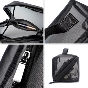 Bolsa de cosméticos de malla de nailon personalizada de gran capacidad con cremallera, nuevo diseño, bolsa de maquillaje de viaje portátil, <span class=keywords><strong>neceser</strong></span> de moda para <span class=keywords><strong>mujer</strong></span> - Product Image 6