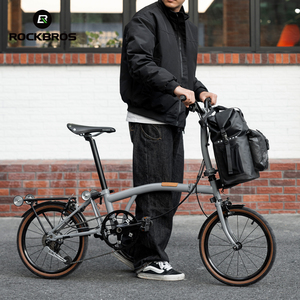 Bolsa de Bicicleta <span class=keywords><strong>Plegable</strong></span> de Gran Capacidad ROCKBROS, Bolsa Delantera para Almacenamiento de <span class=keywords><strong>Casco</strong></span> de Ciclismo, Bolsa para Manillar para Viajeros Urbanos - Product Image 2