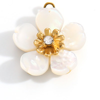 SUMMLY Ciondoli Carini a Tema Animali Marini in Acciaio Inossidabile Placcato Oro 18K, a Forma di Pesce, Conchiglia e Stella Marina, per Creazione Gioielli Fai da Te e Braccialetti