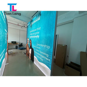 กล่องไฟแบบตั้งได้3x3สำหรับจัดแสดงนิทรรศการแสดงบนผนังแผ่นไม้ระแนง - Product Image 1