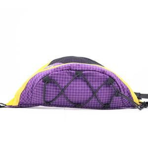 Sac banane léger bicolore, sac de taille avec poche en filet pour les voyages et la randonnée en extérieur - Product Image 4