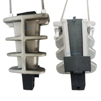 Pince de tension autoportante Wolf Cable PAL1500 pour câble à fibres optiques ADSS, matériel d'ancrage à coin pour câbles de 11 mm à 14 mm