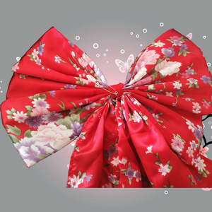 Zixiao Sakura Kimono Dress Red Pink Floral Women Adult Stage Dance Performance Wear Polyester Fiber 8040 - Product Image 3
