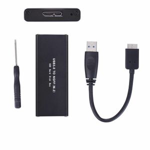 Boîtier de <span class=keywords><strong>disque</strong></span> <span class=keywords><strong>dur</strong></span> <span class=keywords><strong>externe</strong></span> SSD NGFF M.2 SATA vers <span class=keywords><strong>USB</strong></span> 3.1 Type C <span class=keywords><strong>USB</strong></span> 3.0 vers M.2 NGFF, boîtier en aluminium, UASP B B+M Key - Product Image 3