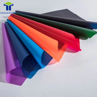 Film protecteur translucide bleu souple en TPU pour la manipulation et l'installation de la fabrication de verre avec options de logo imprimé personnalisé
