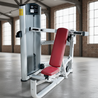 ST-4053 Appareil de musculation en acier à assise pour press à la poitrine et aux épaules, à charges par broches et plaques, pour la musculation et l'exercice des jambes